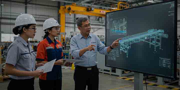 3. Panduan 1 Jasa Fabrikasi Conveyor PT Datum Presisi