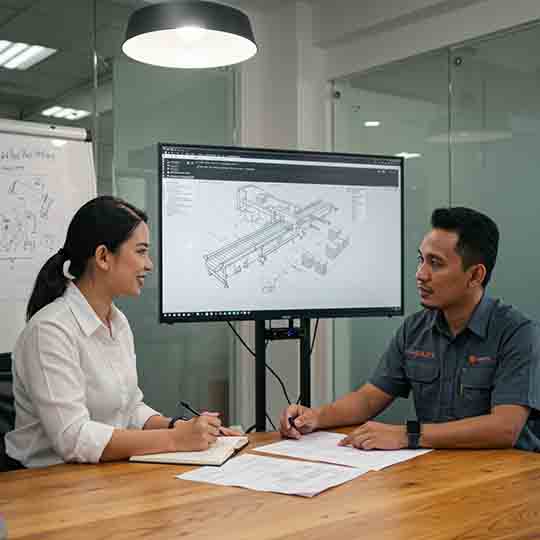 5. Plan Tahapan 1 Jasa Fabrikasi Conveyor PT Datum Presisi