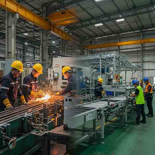 5. Plan Tahapan 2 Jasa Fabrikasi Conveyor PT Datum Presisi