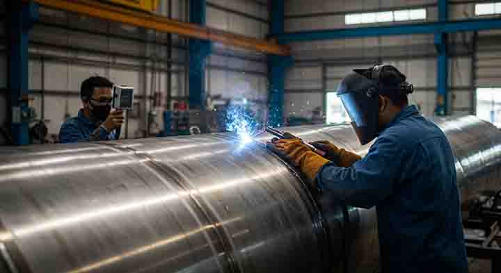 3. Panduan 3 Jasa Fabrikasi Tangki Mixer Agitator PT Datum Presisi