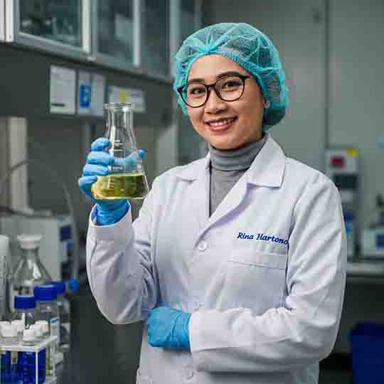 3. Testimoni 1 Jasa Fabrikasi Tangki Mixer Agitator PT Datum Presisi Rina Hartono, Manajer QC, PT. Agro Pangan Sejati