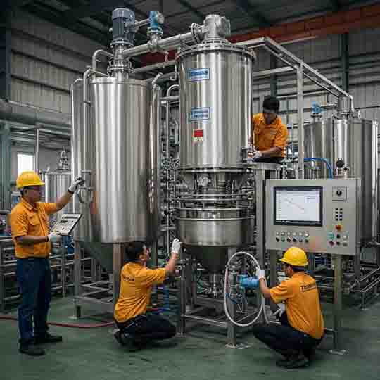 5. Plan 3 Jasa Fabrikasi Tangki Mixer Agitator PT Datum Presisi