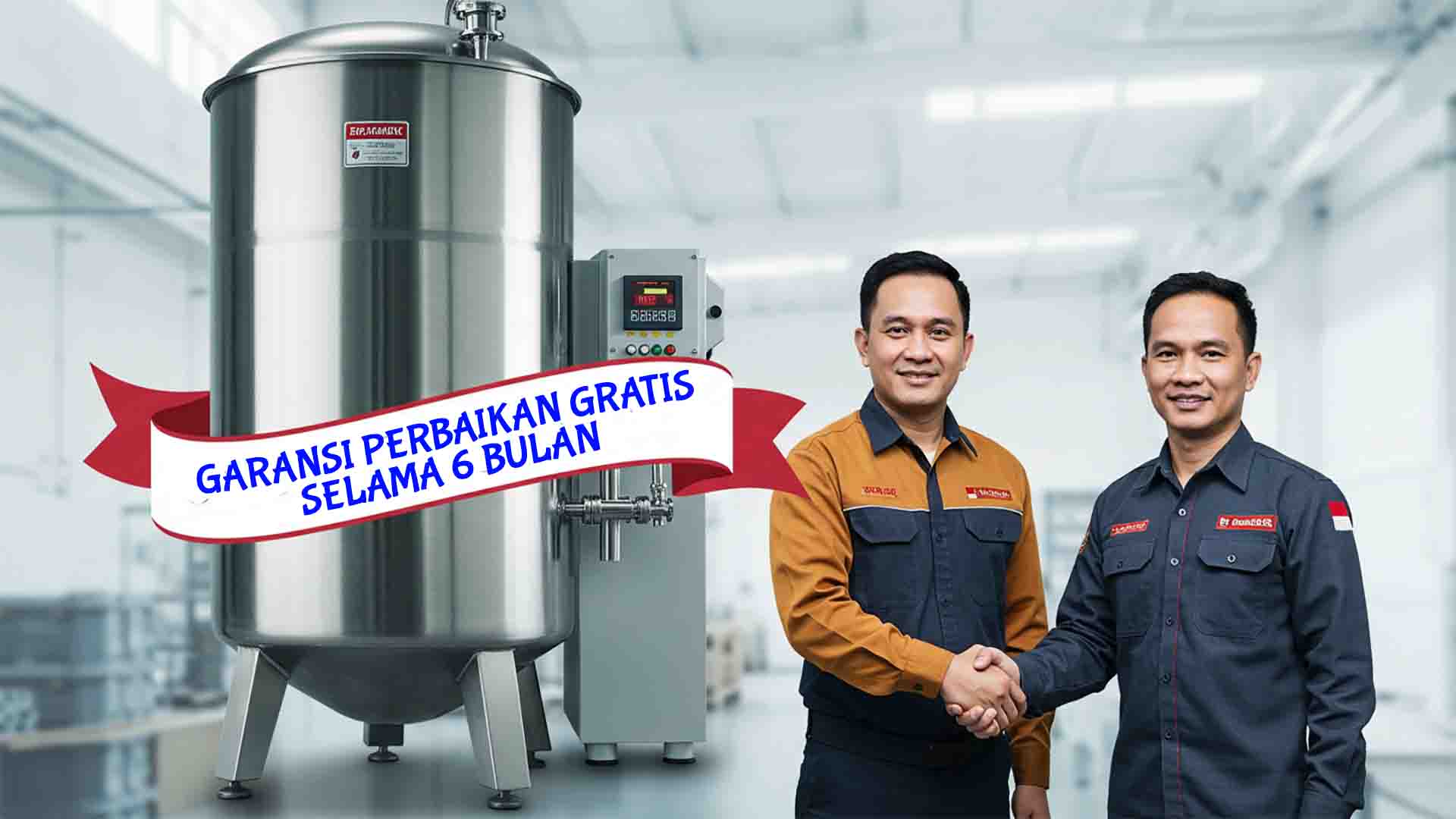Garansi Perbaikan Gratis 6 bulan